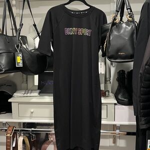 DKNY Sport Black Casual Dress